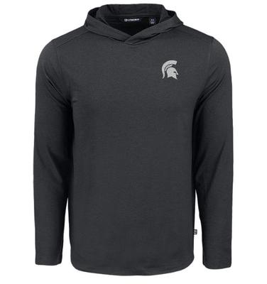 Michigan State Cutter & Buck Coastline Epic Comfort Hooded Shirt