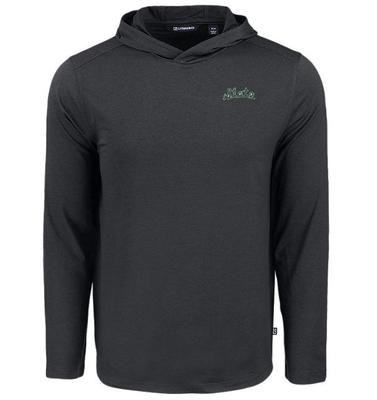 Michigan State Cutter & Buck Script Coastline Epic Comfort Hooded Shirt