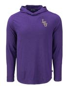  Lsu Baseball Cutter & Buck Coastline Epic Comfort Hooded Shirt