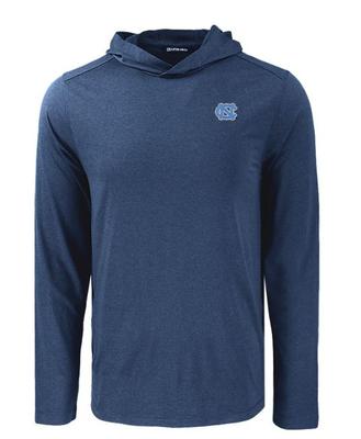 UNC Cutter & Buck Coastline Epic Comfort Hooded Shirt