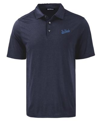 UNC Cutter & Buck Tar Heels Script Coastline Comfort Polo