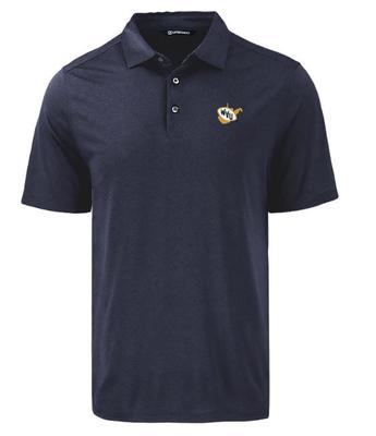 West Virginia Cutter & Buck State Coastline Comfort Polo