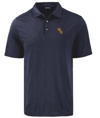 West Virginia Cutter & Buck Vault Coastline Comfort Polo