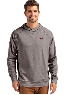 Mississippi State Cutter & Buck Adapt Heathered Hoodie