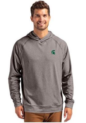 Michigan State Cutter & Buck Adapt Heathered Hoodie