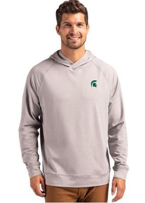 Michigan State Cutter & Buck Adapt Heathered Hoodie