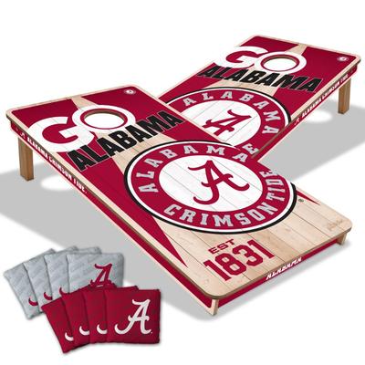 Alabama You the Fan Cornhole Board Set