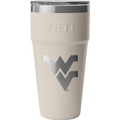 West Virginia Yeti 30 Oz Rambler Tumbler