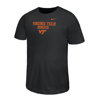 Virginia Tech Nike YOUTH Dri-Fit Legend Team Stack Tee