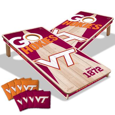 Virginia Tech You the Fan Cornhole Board Set