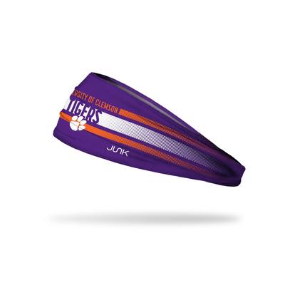 Clemson Faded Stripe Headband