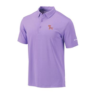 Clemson Columbia Golf Vault Tiger Omni-Wick Club Invite Polo