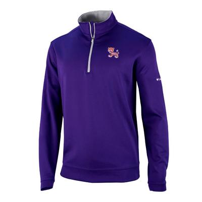 Clemson Columbia Golf Vault Tiger Omni-Wick Wickham Hills 1/4 Zip Pullover