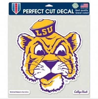 LSU Decal Vault Tiger Head Logo (8