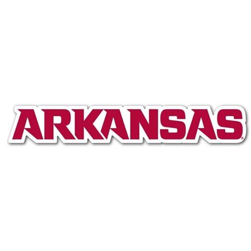 Arkansas Block Lettering Dizzler Decal (2