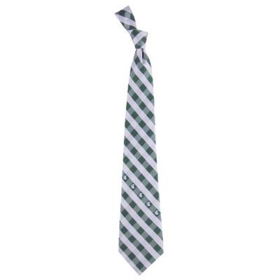 Michigan State Check Tie