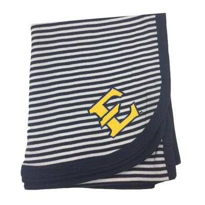 ETSU Striped Knit Baby Blanket