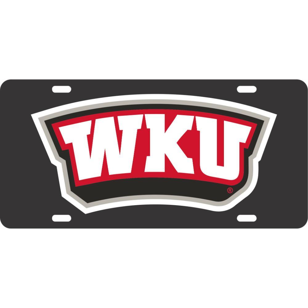 WKU Western Kentucky Reflective Logo License Plate Alumni Hall