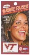  Virginia Tech Water Based Face Tattoos