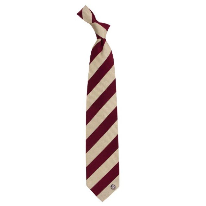 Seminoles- Florida State Regiment Stripe Tie- Alumni Hall