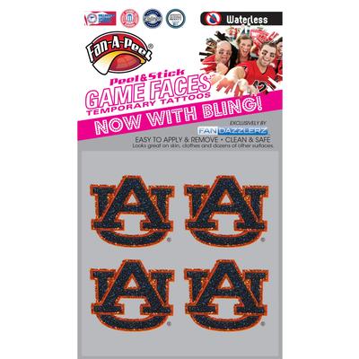 Auburn Glitter Waterless Face Tattoos