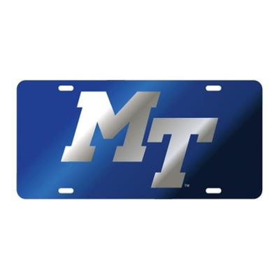 MTSU Logo License Plate