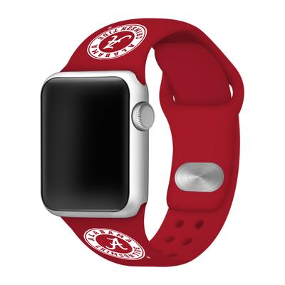 Alabama Crimson Tide Apple Watch Silicone Sport Band 42mm