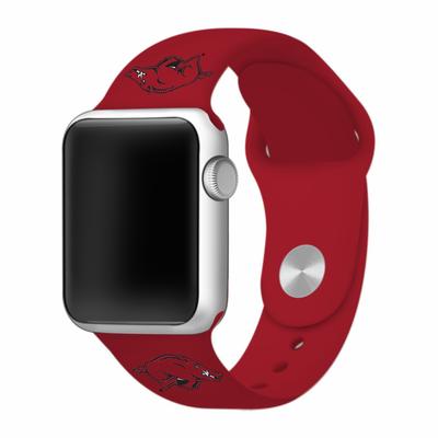 Arkansas Apple Watch Silicone Sport Band 42mm