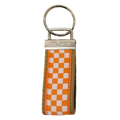 Tennessee Checkerboard Key Fob