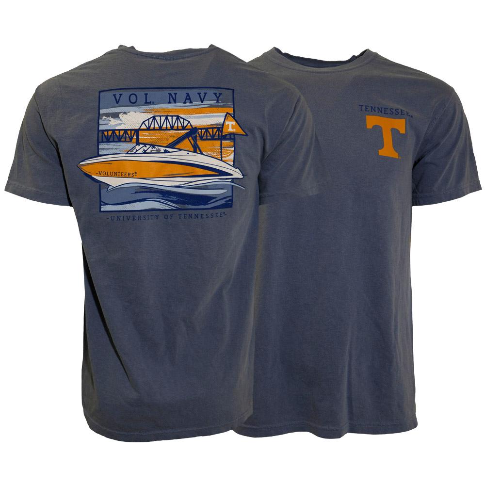 Vols Tennessee Comfort Colors Vol Navy Tee Alumni Hall