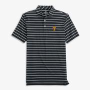  Tennessee Southern Tide Desmond Stripe Performance Polo