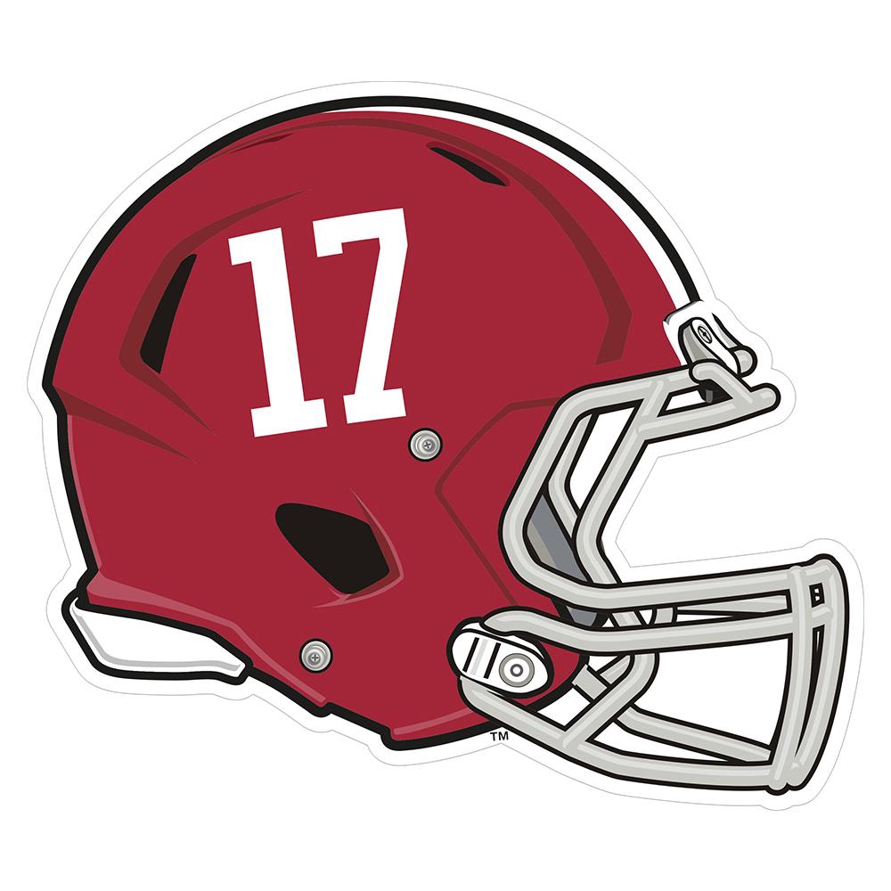 AL - Alabama #17 Helmet Decal 4