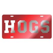  Arkansas Hogs License Plate