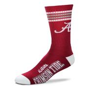  Alabama 4 Stripe Deuce Socks