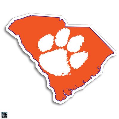 Clemson Paw and State 6