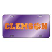  Clemson Wordmark License Plate