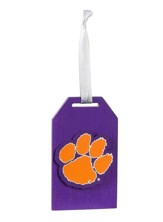 Clemson Tigers Gift Tag Ornament