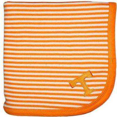 Tennessee Striped Knit Baby Blanket