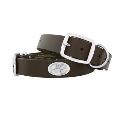 Clemson Zep-Pro Brown Concho Dog Collar