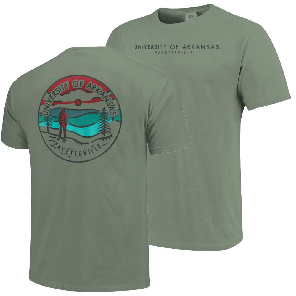 Razorbacks Arkansas Comfort Colors Explore T Shirt Alumni Hall