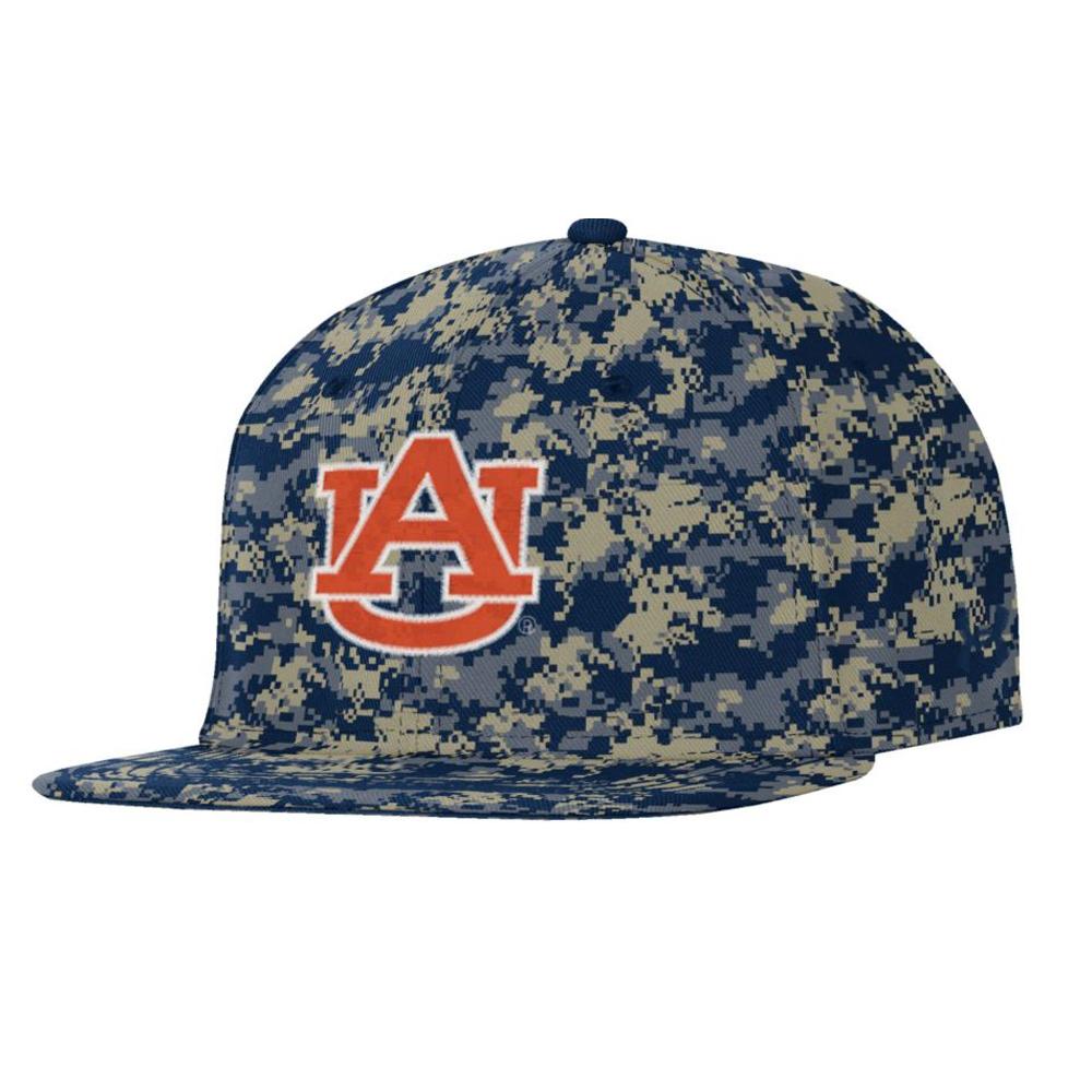 Aub | Auburn Under Armour Digital Camo Fitted Baseball Cap | Alumni Hall