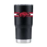  Arkansas Gametime Sidekick 20 Oz Striped Tumbler With Lid