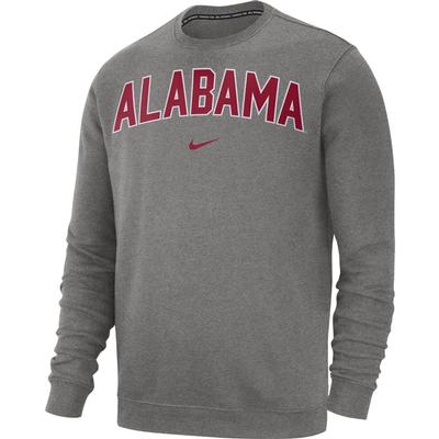 Alabama Nike Fleece Club Crew Sweater