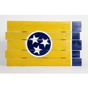  Navy And Gold Tennessee State Flag Wooden Sign (24 