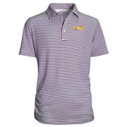  Lsu Youth Carson Striped Polo