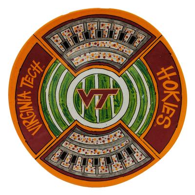 Virginia Tech Magnolia Lane Melamine Stadium Platter