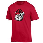  Georgia Giant Bulldog Head Logo Tee Shirt