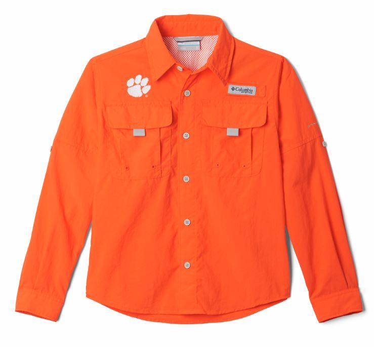 clemson columbia fishing shirt