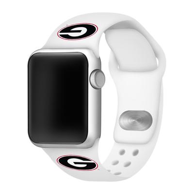 Georgia Apple Watch White Silicon Sport Band 42/44 MM
