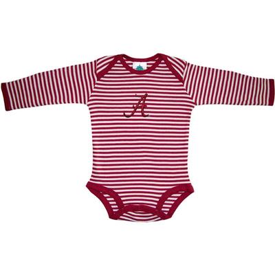 Alabama Infant Striped Long Sleeve Bodysuit